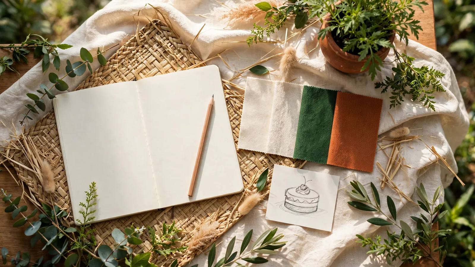 Planning an event at a table